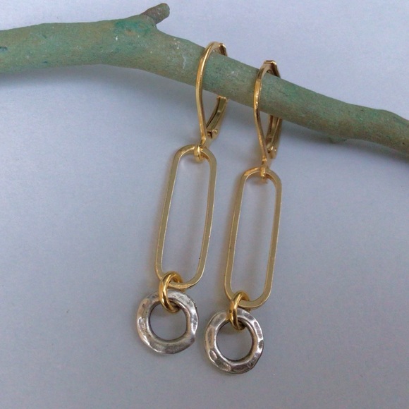 Sundance Charm Dangle Link Earrings - Picture 2 of 11